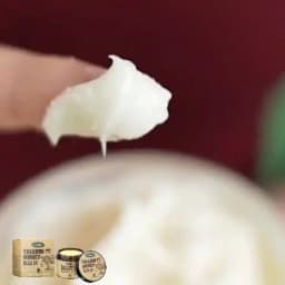 Whipped Beef Tallow and Honey Balm Skin Face Moisturizer Fast Absorption Grass Fed Grass Finished Organic Face Cream Body Lotion