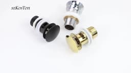 Bathroom Basin Sink Brass Pop Up Drain Waste Stoppers With or Without Overflow Hole Washbasin Bathroom Faucet Accessories