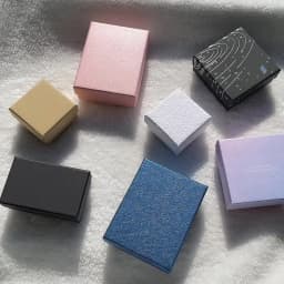 1PCS Multi Size Square Ribbon Jewelry Box With Ring Earring Necklace Bracelet Charm Jewelry Kraft Paper Gift Packaging Box Suppy