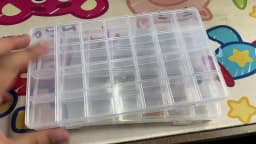Transparent Fixed With Slot Beaded Anti-string 15-28 Grid Plastic Storage Box Jewelry Classification Parts Division Box