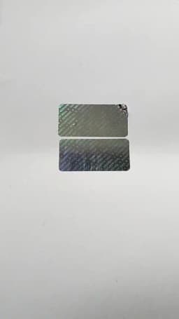 100pcs 24x12mm Hologram Security Seal GENUINE AUTHENTIC ORIGINAL Label Sticker VOID Left If Tampered Removal Proof Silver/Gold