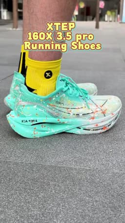 Xtep 160X 3.5 pro Running Shoes Professional Marathon PB Carbon Plate Sport Shoe Cushioning Shock Sneakers 976419110084
