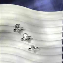 1-4 Carat Pear Cut D Color Moissanite Rings 925 Sterling Silver Waterdrop Diamond Ring Engagement Wedding Bands Jewelry with GRA