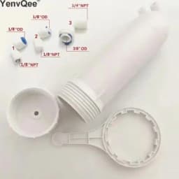 3012 RO Membrane Housing for 3012-400 gpd/3012-600gpd Reverse Osmosis  With All Fittings Reverse Osmosis Membrane Housing