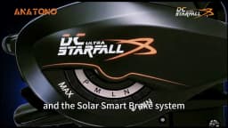 ANATONO STARFALL Ultra Digital Baitcasting Reel with 8 Hall Sensors, 4 Signature Buzz Modes SOLAR Electronic Braking System