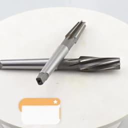HSS 1:10 Spiral Taper Reamer 8-46, Mohs Taper Shank Reamer, Used for Deburring Steel, Copper, Aluminum Metal Cutting Reamer