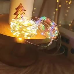 50/100/200 LED Copper Wire String Lights USB Plug-in Fairy Lights with Remote 8 Modes Lights Waterproof Remote Control Timer