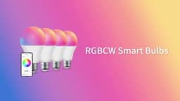 4pcs, Smart Bulbs, RGBCW LED Bulbs, Color Changing Dimmable Bulbs with App Control & Music Sync for Home Lighting.