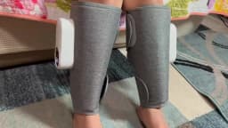 LINGTENG Two Wireless Air Pressure Calf Massagers with Heating, 2500mAh High-Capacity Lithium Battery, Multiple Massage Modes, Allowing You to Relax Your Legs anytime, Anywhere—the Perfect Gift for Christmas, Mother's Day, and Father's Day
