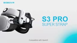 BOBOVR S3 Pro 10000mAh Battery Head Strap for Meta Quest 3/Quest 3S with Head Air Conditioning VR Accessories Enhance Support