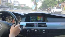 RoadTop 8.8" Wireless CarPlay Display Screen Android Auto Multimedia Linux Screen For BMW 5 Series E60 E61 CCC CIC System