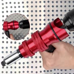 Upgrade Electric Rivet Gun 2.4mm-4.8mm Riveting Adapter Insert Cordless Drill Aluminum Rivet Nut Riveter Insert Nail Power Tools