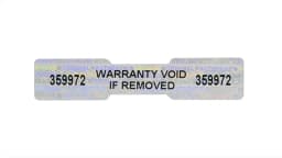 1000pcs Holographic Sealing Stickers，Tamper Proof Void  Security Label，Warranty Serial Number Sticker，Customized Logo,50mmx10mm