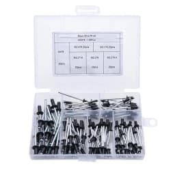 120PCS/box M2.4 M3 M3.2 M4 black pull nail open aluminum core rivet decoration nail pull rivet