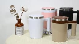 Automatic Stirring Mug 400ml/14oz Rechargeable Rotating Automatic Mixing Cup for Tea Women and Men Protein Drinks Travel