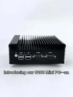 Topton Intel N150 N100 4x2.5G LAN Fanless Mini PC i226-V 2*COM DDR4 NVMe Efficient Cooling Solid Firewall PC Industrial Computer
