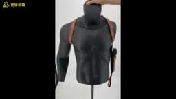VULPO Tactical Concealed Gun Carry Holster Leather Underarm Shoulder Pistol Holster For M9 M1911 Glock SIG P226 P320 XD