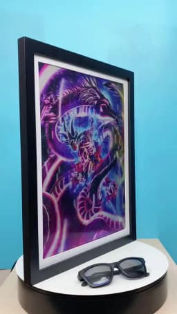 Anime 3D Lenticular Posters Dragon Ball Z Goku Vegeta Frieza Toys Bed Room Decor Birthday Gift Wall Art(Without Frame)