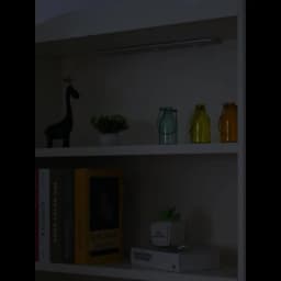 20-50cm LED Under Cabinet Lights Motion Sensor Night Light Ultra Thin Dimmable 3Color USB Rechargeable for Wardrobe Indoor