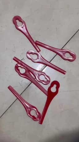 50Pcs Red Replacement Trimmer Plastic Blade for Florabest Grass Trimmer Brushcutte for Florabest LIDL FRTA 20 A1 Lidl IAN 282232