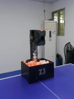 Automatic Ping Pong Ball Machine with Net, 100 Balls Table Tennis Machine, Multiple Serving Modes Ping Pong Ball Pitching