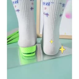 1 Pair Breathable Air Cushion Acupoints Arch Insoles Shock Absorbing Anti-Odor Sweat Insole Height Increase Pad for Sports Shoes
