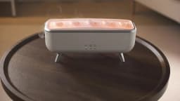 Simulated Volcanic Lava Humidifier with Color Lighting Aroma Diffuser Remote Control 5 Nozzles 2 Fog Modes Dancing Jellyfish for