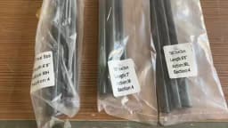 TN82 664 ML 684MH 704M Carbon Fiber 4Section Travel Rod Blank Building Component Repair DIY