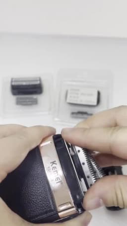 Replacement Blade Foil & Cutter Head Fit For Kemei KM 2024 Electric Shaver Net Shaving Shaver Parts Accessories
