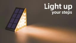 LED Step Lamp Stair Light Outdoor IP67 Waterproof Solar Light With Lens Anti-theft Design Decor Lighting For Garden Deck Path