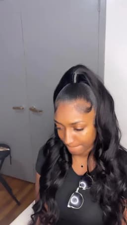 Body Wave Drawstring Ponytail Natural Black Brazilian 100% Real Human Hair Ponytail Clip In Hair Ponytail Extensions For Women