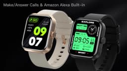 New Zeblaze Beyond 3 Plus GPS Smart Watch 1.78'' AMOLED Display Built-in Alexa Make/Receive Phone Calls 3ATM Sports Smartwatch