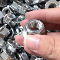 M4 M5 M6 M8 M10 M12 304 Stainless Steel Reverse Thread Hex Hexagon Flange Nut Left Hand Nuts Serrated Spinlock Insert Lock Nut
