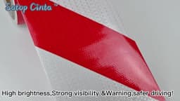 15cm/20cm*1m Twill Reflective Waterproof Tape Left Or Right Reflector Self-Adhesive Safety Warning Sticker Conspicuity For Truck