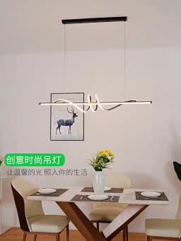 Modern Led Pendant Lights Home Decor For Living Room Dining Room Kitchen Office Bar Hanging Lamp Minimalist Chandelier Lustre