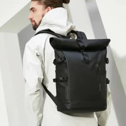 HK Expandable Travel Backpack Men Large Capacity Waterproof 15.6” Laptop Bag Hiking Rucksack Cycling Daypack Bag with USB Port