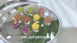 Retro Irregular Diamond Crystal Clip on Earrings 2021 New Personality Simple Candy Color Ripple Ear Clips for Non Pierced Women