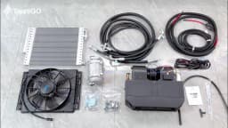 Treeligo Universal 12V Air Conditioner Underdash Electric Heat Cooling AC Unit Fit Car Automotive SUV Truck Camper Van Boat New