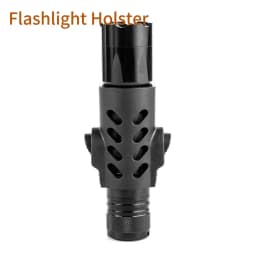 Tactical Flashlight Holster Duty Belt Universal Torch Carry Case Outdoor Flash Light Adjustable Flashlight Holder