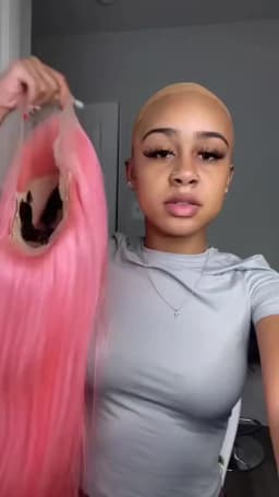 Pink Straight Wig 13x6 HD Lace Front Human Hair Wigs For Women Pre Plucked Hairline Brazilian Bleach Colored 13x4 Lace Frontal Wigs