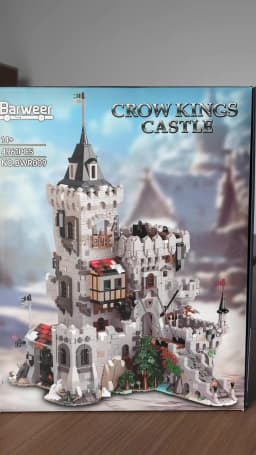 4961PCS Creative Expert King of Crows Castle Building Blocks Set Medieval Fortress Model Assembly Toys for Adults Kids Gift