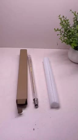 3W 4W 6W T20 E14 LED Tube Light Bulb SES Vintage Retro Filament COB 220V 240V Tubular Antique Lamp 2700K Warm White Glass Shell