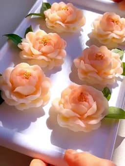 3D Jasmine Rose Flower Silicone Mold DIY Chocolate Cake Decor Pudding Desserts Pastry Baking Tool Soap Fondant Baking Mould