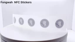 30/40 Pieces NFC Ntag216 888 Bytes Tag Sticker Label Key Tags Token Patrol Badge Self-adhesive Tag 13.56MHz ISO14443A Sticker