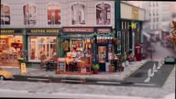 Rolife Tipsy Restaurant Kit DIY Miniature House Kit Desk Bookshelf Decoration For Adults Gift Idea For Girls Boys Kids
