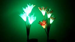 Solar Lily Flower Light 7 Color Changing Waterproof Solar Pathway Landscape Lights for Outdoor Courtyard Garden Yard Decor