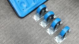 Transport Rollers 100MM Swivel Casters with Brake For All Types Of Floors, Furniture Transport Industrial Transport & Logistics