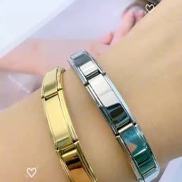 2025 Fashion Functional Elastic Bracelet Modular Bulk Italian Charms Links Fit Bracelet Stainless Steel Jewelry Wholesale