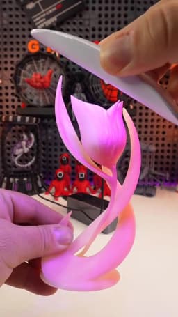 eSUN PLA Filament UV Color Change 3D Printer Filament For Bambu Lab 1.75mm 1KG Photochromic PLA UV Color Change 3D Filament