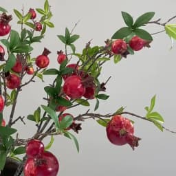 New Artificial Pomegranate Long Branch 6-Fruit Artificial Fruits Flowers For Home Wedding Party Table Decoration Christmas Decor